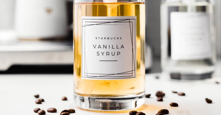 Ingredients in Starbucks Vanilla Syrup: Understanding Flavor Enhancers